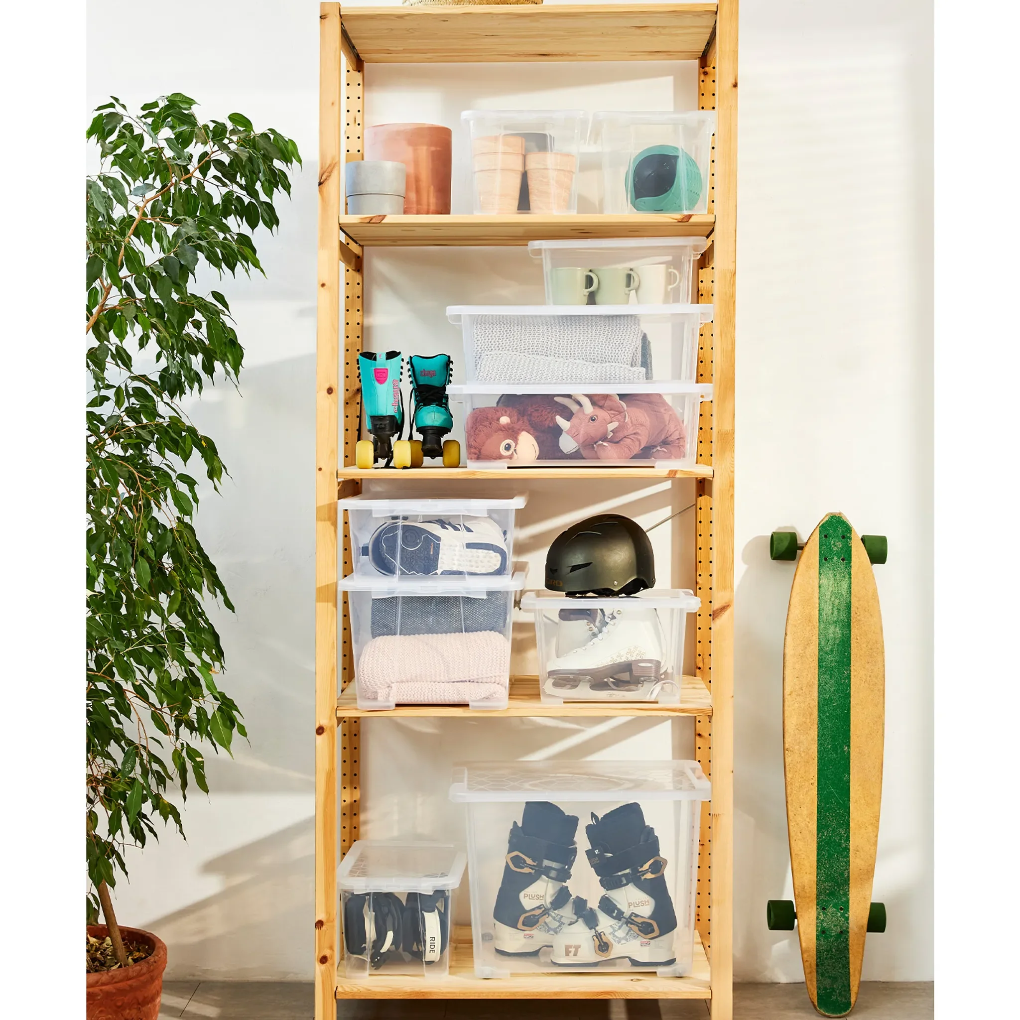 Box 11 l EVO EASY – Aufbewahrungsbox mit Deckel, Transparent